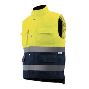 CHALECO ACOLCHADO COMBINADO BICOLOR (AV)  (COD.:1097)