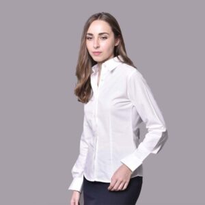 CAMISA ENTALLADA SRA M/L OXFORD (COD: 115L)