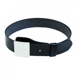 CINTURON VIGILANTE DE PIEL CHAPA NIQUEL (COD: 600)