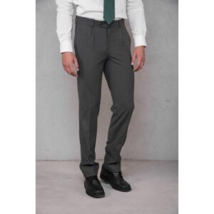 PANTALON TRAJE CBRO CON PINZA MODELO BRUNO LANA (COD: CC0407 64)