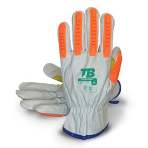 GUANTE DE PIEL CON REFUERZO MECÁNICO Y TÉRMICO CALOR  (COD.:160IBRF IMPACT)