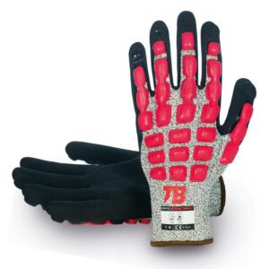 GUANTE MECÁNICO Y TÉRMICO CALOR CON PROTECCIÓN AL CORTE Y GOLPES (COD.:490RMF IMPACT)