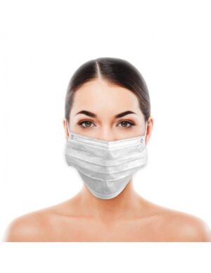 MASCARILLA ALTO RIESCO TRES CAPAS CON GOMAS  (COD.:02/02/060)