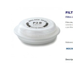 FILTRO PARTICULAS P3 (12 UNID) MOLDEX  (COD.:MX9030)