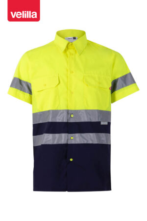 CAMISA BICOLOR MC AV  (COD.:142)