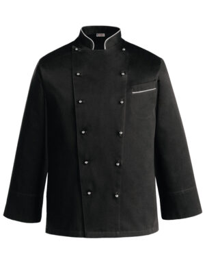 CHAQUETA COCINA FAT BOY BLACK  (COD.:1901002C)