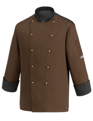 CHAQUETA COCINA COLOR BROWN  (COD.:2028009C)
