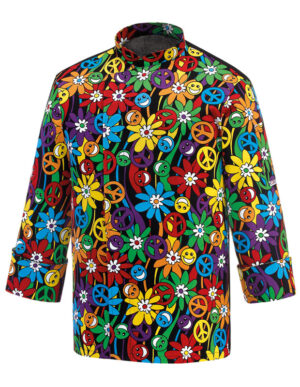 CHAQUETA COCINA FANTASY PEACE AND LOVE  (COD.:2029147A)