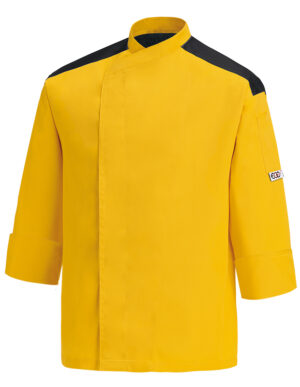 CHAQUETA COCINA FIRST YELLOW  (COD.:2041012C)