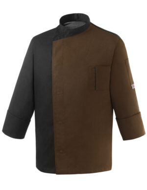 CHAQUETA COCINA FANG BROWN  (COD.:2045009C)