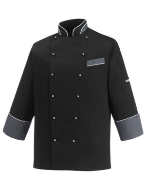 CHAQUETA COCINA HEAT BLACK  (COD.:2050002C)