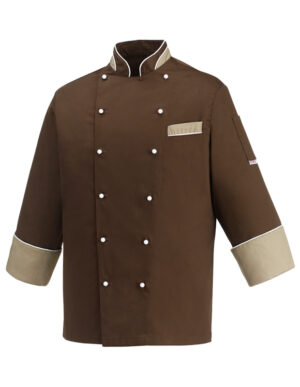 CHAQUETA COCINA HEAT BROWN  (COD.:2050009C)
