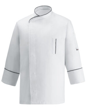 CHAQUETA COCINA CESARE WHITE  (COD.:2063001E)