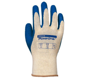 GUANTE  POLIÉSTER/ALGODÓN SIN COSTURAS RECUBIERTO LÁTEX RUGOSO  (COD.:300)