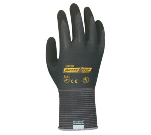 GUANTE NAILON SIN COSTURAS RECUBIERTO NITRILO MICROFINISH® (COD.:581)