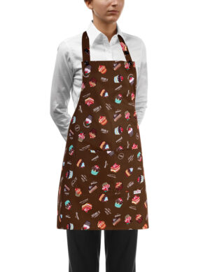 DELANTAL PETO SHORT BIP APRON SWEETS  (COD.:6000136A)