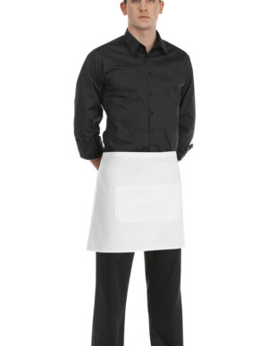 DELANTAL CINTURA BARMAN WHITE  (COD.:6100001N)
