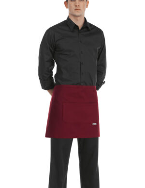 DELANTAL CINTURA BARMAN BORDEAUX  (COD.:6100003C)