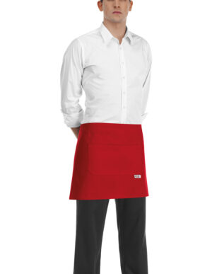 DELANTAL CINTURA BARMAN RED  (COD.:6100007C)