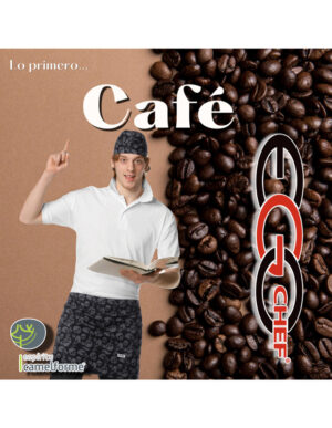 DELANTAL CINTURA BARMAN SKULLS  (COD.:6100120A)