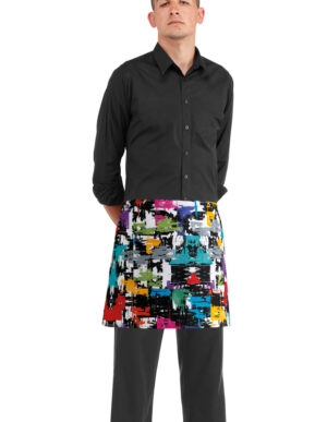 DELANTAL CINTURA BARMAN GRAPHIC  (COD.:6100144A)