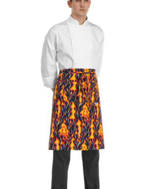 DELANTAL CINTURA WAIST FLAMES  (COD.:6101110A)