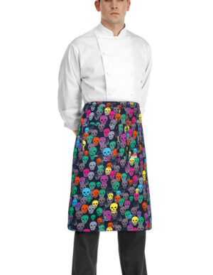 DELANTAL CINTURA WAIST COLOR SKULLS  (COD.:6101135A)