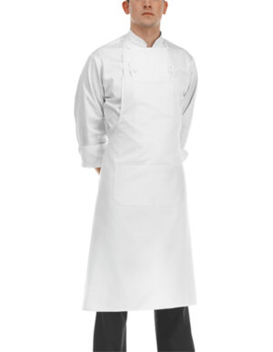 DELANTAL PETO BIP APRON WHITE  (COD.:6103001N)
