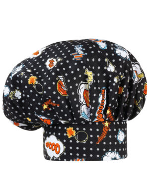 PACK DE 2 GORROS CHEF HAT POP ART  (COD.:7000143A)