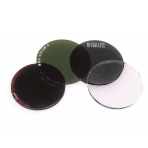 GAFA DE SOLDADURA CRISTAL MINERAL REDONDO  LENTE CLARA  (COD.:71400)