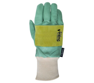 GUANTE PIEL FLOR VACUNO HIDROFUGADO DORSO MATERIAL ANTIBLOCANTE FIBRA DYNEEMA®/OTRAS FIBRAS (COD.: