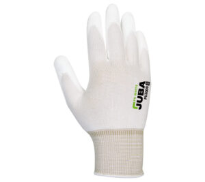 GUANTE NAILON SIN COSTURAS CON RECUBRIMIENTO DE POLIURETANO, BLANCO (COD.:PU2000)